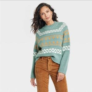 Turtleneck Pullover Crotchet